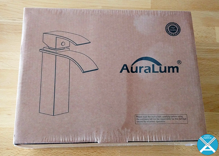 AuraLum® Wasserfallarmatur in OVP